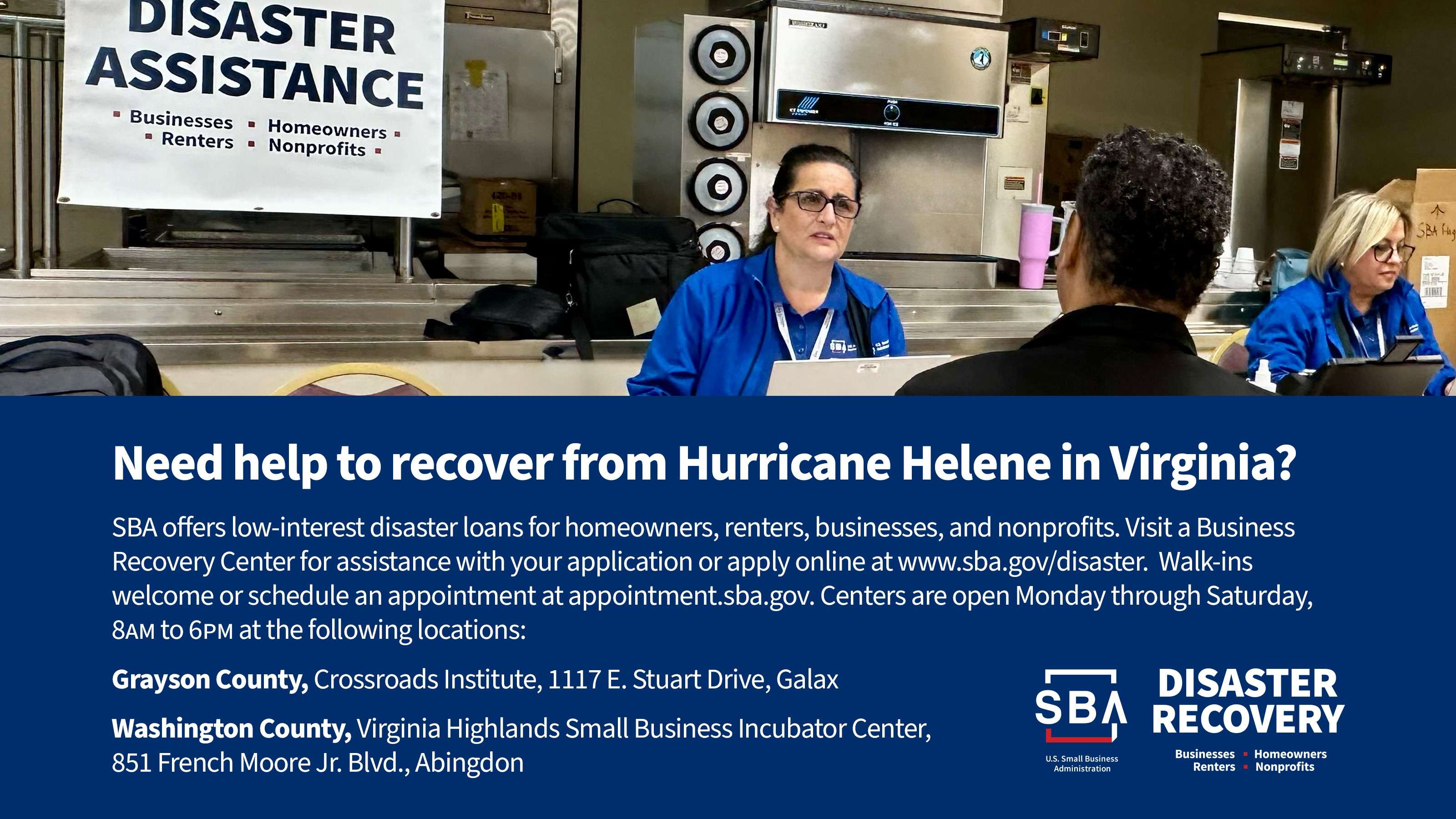 Virginia BRC Hurricane Helene Recovery Virginia BRC Hurricane Helene Recovery